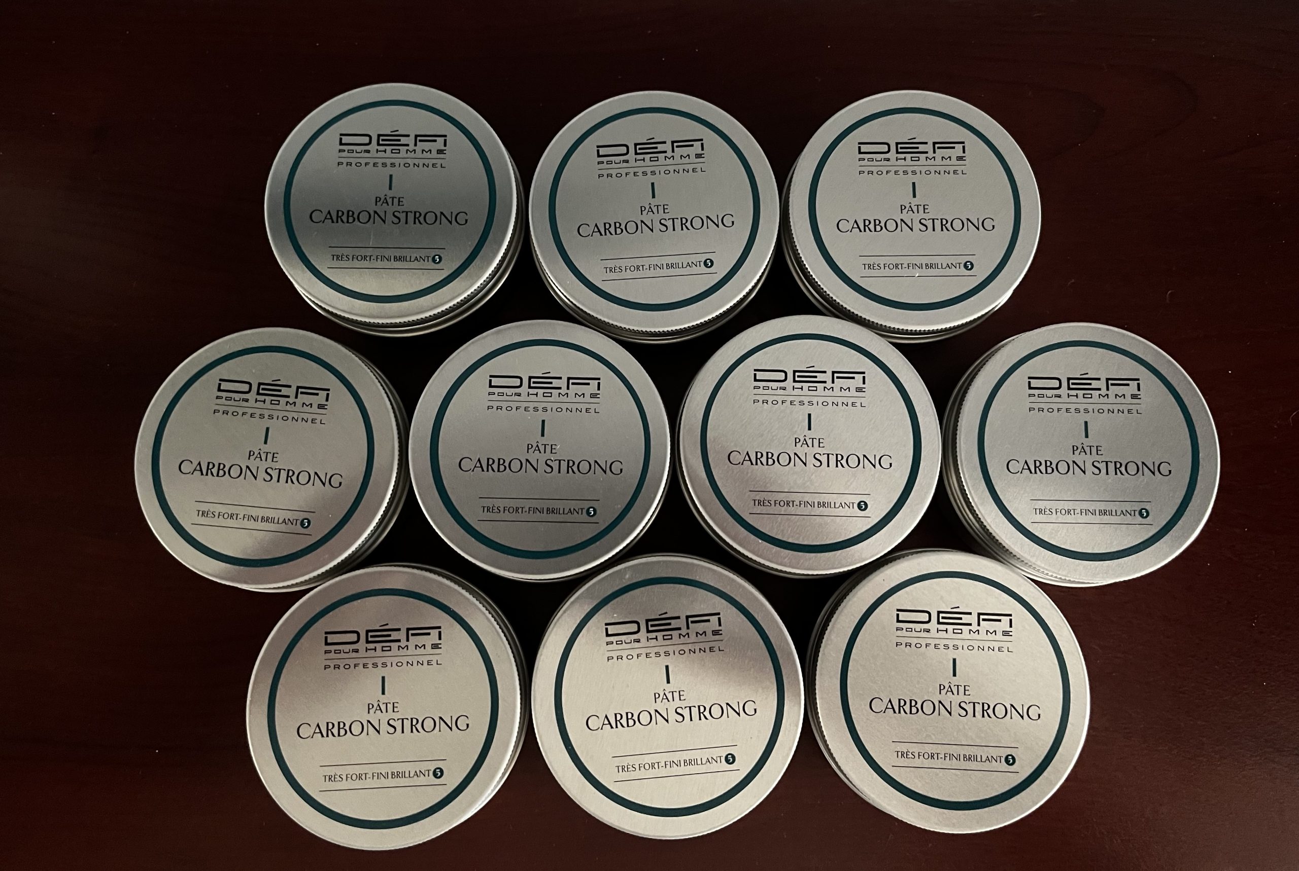 Pack pro 10 pâtes carbon strong défi pour homme